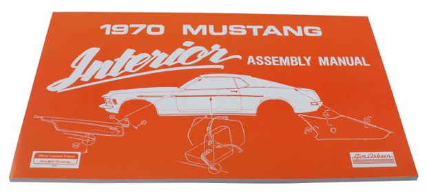 Verkstadsbok Inredning Mustang 1970 i gruppen 14 hos VP Autoparts AB (AM0032)