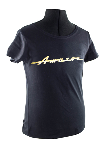 T-Shirt dam svart Amazon emblem  i gruppen Tillbehr / T-shirts / T-shirts Amazon hos VP Autoparts AB (VP-TSWBK11)