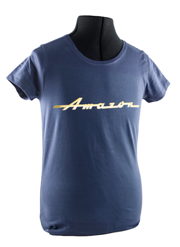 T-Shirt dam bl Amazon emblem i gruppen Tillbehr / T-shirts / T-shirts Amazon hos VP Autoparts AB (VP-TSWBL11)