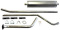 Exhaust system Duett B16 1957-61 Exhaust system Duett B16 1957-61