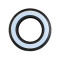 Tire 165/15 white side -64 Tire 165/15 white side -64