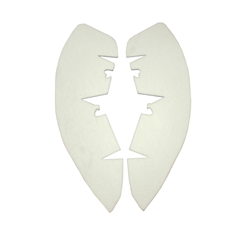 Padding Wheel house 1800ES in the group Volvo / P1800 / Interior / Upholstery 1800ES / Upholstery 1800ES special red 1973 at VP Autoparts AB (000349-ES)