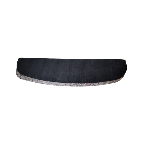 Matta hatthylla 140/164 i svart textil.