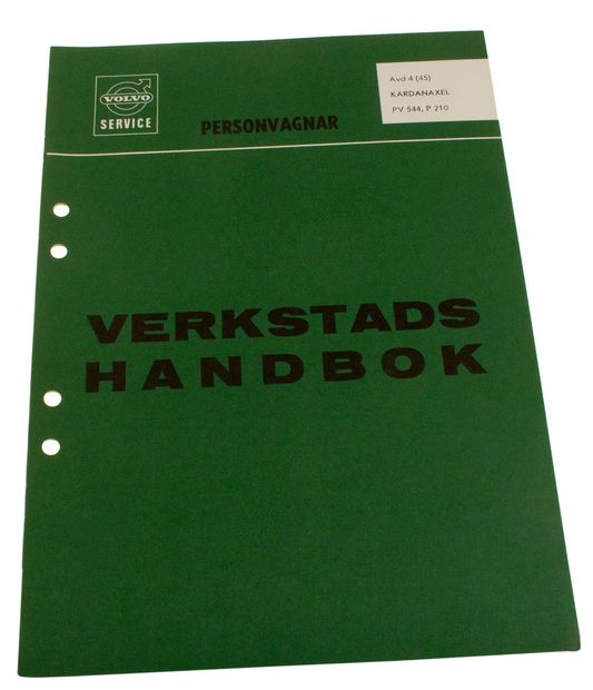 Verkstadsbok Kardan 544/210 Svenska i gruppen Volvo / PV/Duett / vrigt / Litteratur / Litteratur 210 hos VP Autoparts AB (10206)
