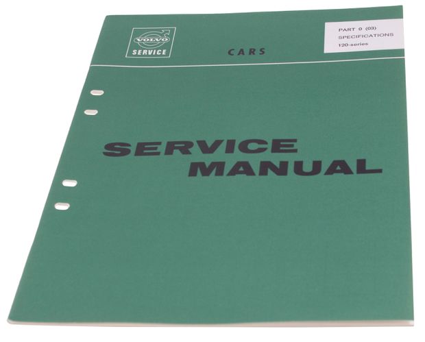 Workshop manual Specifications Amazon En in the group Volvo / Amazon / Miscellaneous / Literature Amazon at VP Autoparts AB (10302)