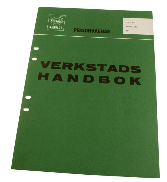 Workshop manual Clutch 164 Swedish in the group Volvo / 140/164 / Miscellaneous / Literature / Literature 164 at VP Autoparts AB (10873)