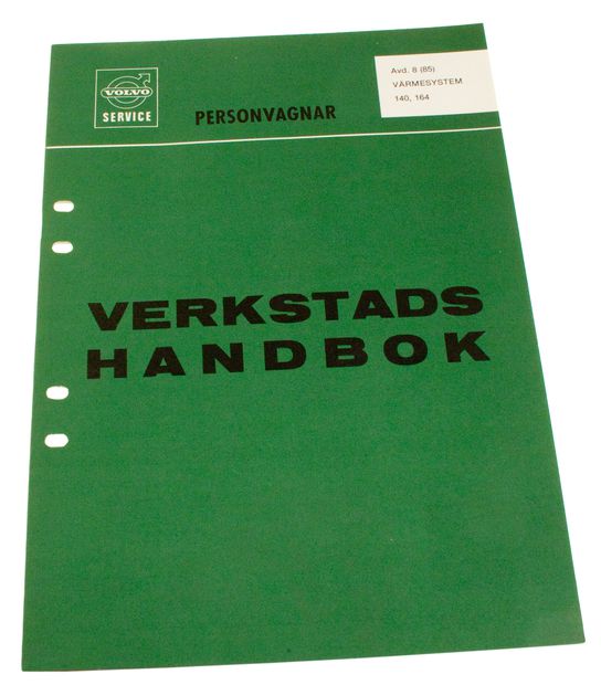 Workshop manual Heating system 140/164 S in the group Volvo / 140/164 / Miscellaneous / Literature / Literature 164 at VP Autoparts AB (10887)