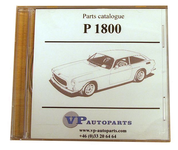 Reservdelskatalog 1800 CD i gruppen Volvo / P1800 / vrigt / Litteratur P1800 1961-73 hos VP Autoparts AB (10941)