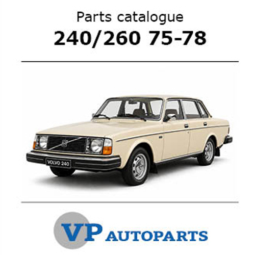 Reservdelskatalog 240 75-78 CD i gruppen Volvo / 240/260 / Övrigt / Litteratur 240/260 hos VP Autoparts AB (10946)