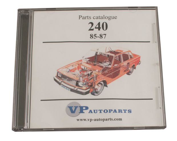 Parts catalogue 240 85-87 DVD in the group Volvo / 240/260 / Miscellaneous / Literature 240/260 at VP Autoparts AB (10948)