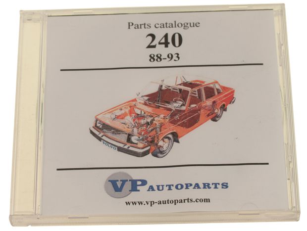 Reservdelskatalog 240 88-93 CD i gruppen Volvo / 240/260 / vrigt / Litteratur 240/260 hos VP Autoparts AB (10949)