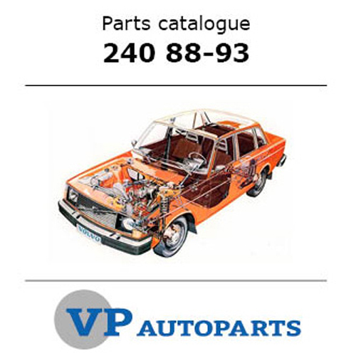 Reservdelskatalog 240 88-93 CD i gruppen Volvo / 240/260 / Övrigt / Litteratur 240/260 hos VP Autoparts AB (10949)