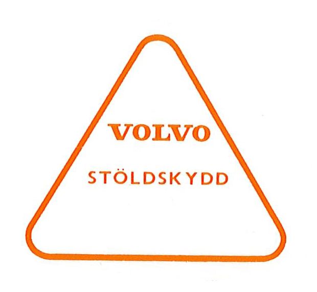 Dekal Stldskydd i gruppen Volvo / 140/164 / vrigt / Dekaler / Dekaler 140 hos VP Autoparts AB (116)