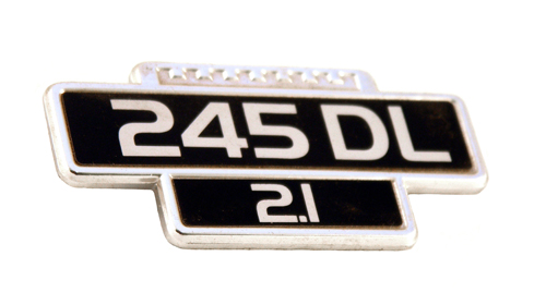 Emblem 245DL 2,1 75-79 in the group Volvo / 240/260 / Body / Emblem / Emblem 240/260 1975-79 at VP Autoparts AB (1202418)