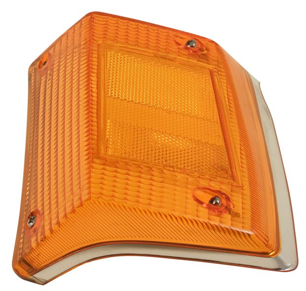 Flasher lens 145 73- US amber LH in the group Volvo / 140/164 / Electrical components / Flasher / Flasher 140 1973-74 at VP Autoparts AB (1212838)
