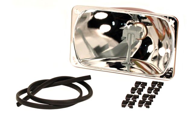 Reflector head light 240 81- RH Traffic in the group Volvo / 240/260 / Electrical components / Front lights / Headlight 240 w/ width adjustment 1990- at VP Autoparts AB (1372380)