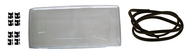 Lens Headlight 700 82-89 RH in the group Volvo / 740/760/780 / Electrical components / Front lights / Headlight 740 -1989/760 -1987 at VP Autoparts AB (1392837)