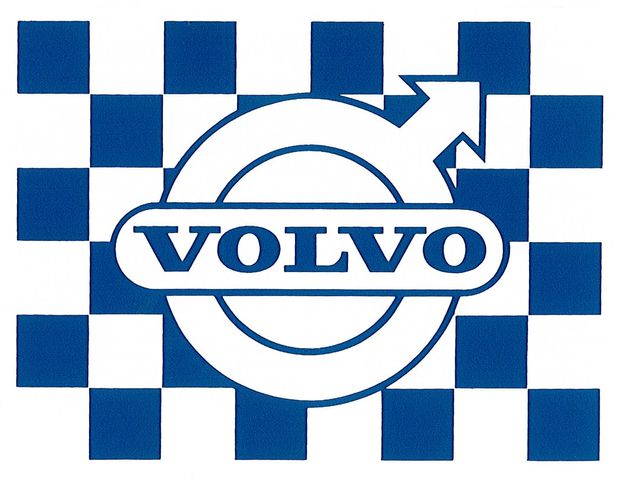 Dekal racing bl i gruppen Volvo / 140/164 / vrigt / Dekaler / Dekaler 164 hos VP Autoparts AB (145)