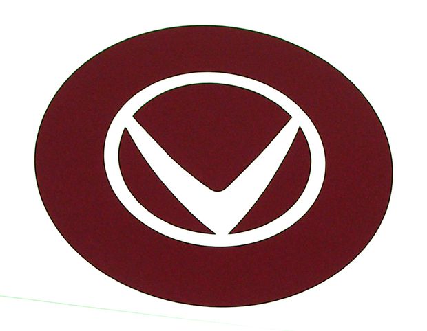 Decal red V hub cap in the group Volvo / P1800 / Front suspension / Front suspension / Discs, wheels and accessories ch -30000 at VP Autoparts AB (190)