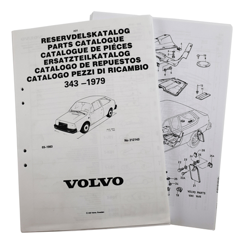 Reservdelskatalog 343-1979 i gruppen Tillbehör / Litteratur / Handböcker/Manualer Volvo hos VP Autoparts AB (212143)