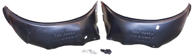 Splash plates 200 75- plastic front in the group Volvo / 240/260 / Body / Body sides/roof / Front fender 240/260 at VP Autoparts AB (2309-2310)