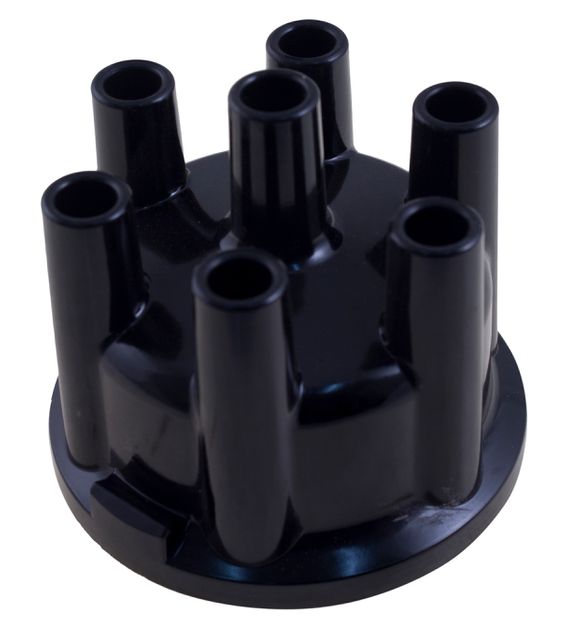 Distributor cap B30A/E/F  90mm black in the group Volvo / 140/164 / Electrical components / Ignition system / Ignition system B30 461567 at VP Autoparts AB (243658BK)