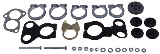 Mounting kit Exhaust system 1800E/ES in the group Volvo / P1800 / Fuel/exhaust system / Exhaust system / Exhaust system 1800ES 1972-73 at VP Autoparts AB (270709)