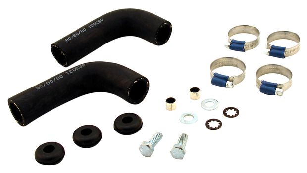 Radiator hose kit PV/122 B18-66 not P18 in the group Volvo / Amazon / Cooling system / Cooling system Amazon B18 1962-66 at VP Autoparts AB (273062)