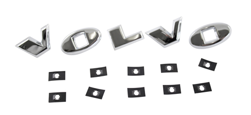 Letter kit Amazon 67-70/1800 silver in the group Volvo / Amazon / Body / Emblem / Emblems Amazon B20 at VP Autoparts AB (276375)