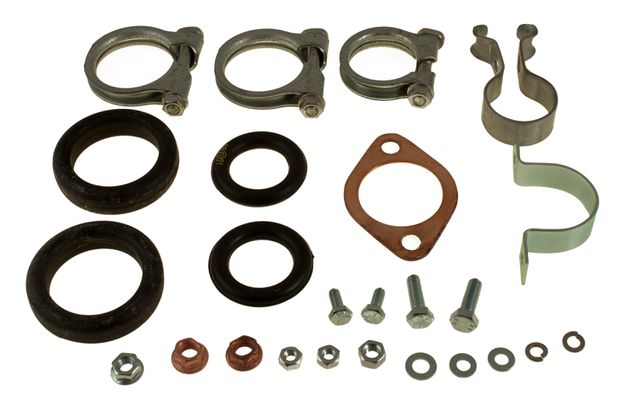 Mounting kit Exhaust system Amazon 62-66 in the group Volvo / Amazon / Fuel/exhaust system / Exhaust system / Exhaust system Amazon 220 B18 1962-66 at VP Autoparts AB (276488)