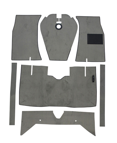 Carpet kit grey for Volvo 120 RHD 65-70 in the group Volvo / Amazon / Interior / Mats/carpets / Carpets and accessories Amazon 220 at VP Autoparts AB (277221RHD)