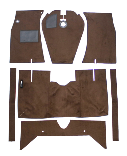 Carpet kit brown for Volvo 122 65-70 M/T in the group  at VP Autoparts AB (277223)