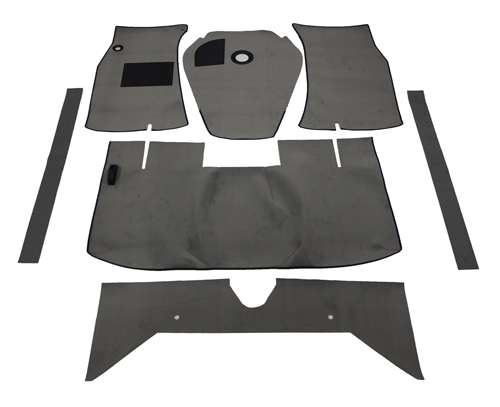 Carpet kit grey for Volvo 122 62-64 M/T in the group  at VP Autoparts AB (277232)