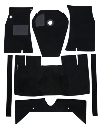 Carpet kit black for Volvo 122 62-64 M/T in the group  at VP Autoparts AB (277233)