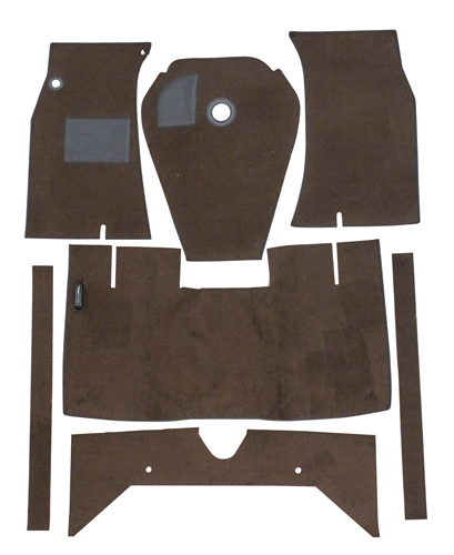 Carpet kit brown for Volvo 122 62-64 M/T in the group  at VP Autoparts AB (277235)