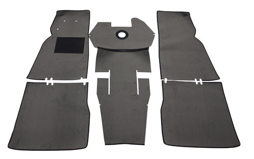 Carpet kit Volvo Duett 445 grey in the group Volvo / PV/Duett / Interior / Mats/carpets / Carpets and accessories 445 at VP Autoparts AB (277238-445)