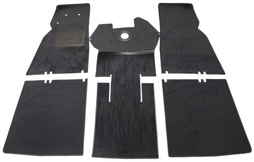 Carpet kit Volvo 444 black in the group Volvo / PV/Duett / Interior / Mats/carpets / Carpets and accessories 444 at VP Autoparts AB (277239-444)