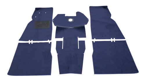 Carpet kit Volvo 445 Duett blue in the group Volvo / PV/Duett / Interior / Mats/carpets / Carpets and accessories 445 at VP Autoparts AB (277240-445)