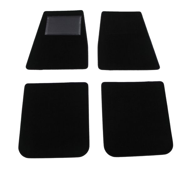 Carpet kit Access. 444/544/445/210 black in the group Volvo / PV/Duett / Interior / Mats/carpets / Accessory mats PV/Duett at VP Autoparts AB (279633T)