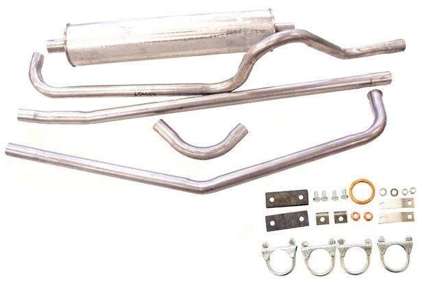 Exhaust system PV 54-56 (47-53) B4B in the group Volvo / PV/Duett / Fuel/exhaust system / Exhaust system / Exhaust system 444 B4B 1954-56 at VP Autoparts AB (290010)