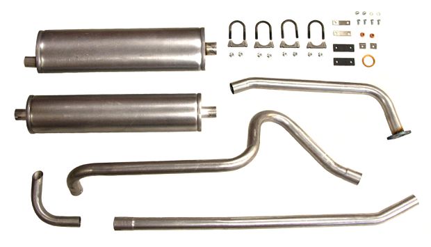 Exhaust system 544 61-66 B18 in the group Volvo / PV/Duett / Fuel/exhaust system / Exhaust system / Exhaust system 544 B18 1962-66 at VP Autoparts AB (290030)