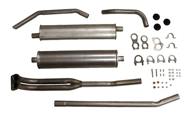 Exhaust system 210 67-68 B18/B20 in the group Volvo / PV/Duett / Fuel/exhaust system / Exhaust system / Exhaust system 210 B18 1967-69 at VP Autoparts AB (290070)