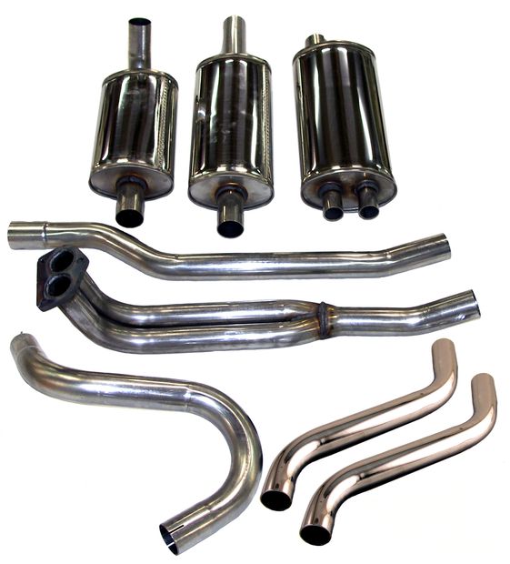 Exhaust system 1800 ES 72-73 Stainless in the group Volvo / P1800 / Fuel/exhaust system / Exhaust system / Exhaust system 1800ES 1972-73 at VP Autoparts AB (292240SS)