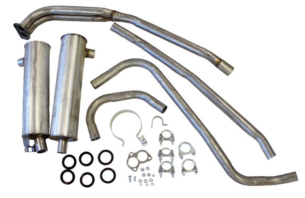 Exhaust system 140 67-73 B18A/B/D B20A/B in the group Volvo / 140/164 / Fuel/exhaust system / Exhaust system / Exhaust system 140 1967-73 B18/B20 A/B/D at VP Autoparts AB (293300)
