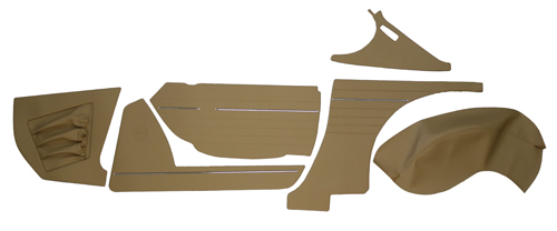 Interior panel kit 1800S beige 1964-69 in the group Volvo / P1800 / Interior / Upholstery 1800S / Upholstery P1800 beige/brown 1964-69 at VP Autoparts AB (331629-1800S)