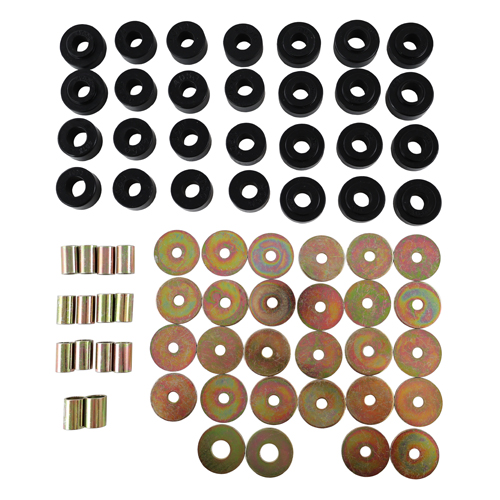 Body Mount Bushing kit Chevelle 65-67 CP in the group GM / Chevelle/El Camino/Monte Carlo / Body / Floor/frame rails / Floor panel hardware Chevelle at VP Autoparts AB (34111)