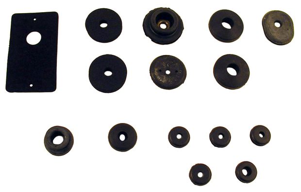 Grommet kit Cowl 444/445 51-56 B4B in the group Volvo / PV/Duett / Miscellaneous / Grommets / Grommets 444/445 at VP Autoparts AB (395100)