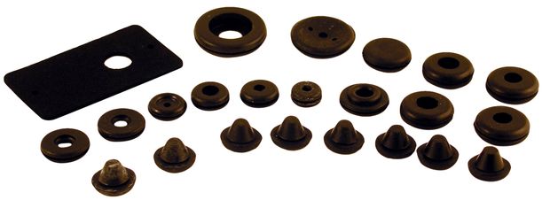 Grommet kit Cowl Amazon 62-70 in the group Volvo / Amazon / Interior / Misc. equipment / Rubber plugs at VP Autoparts AB (395205)