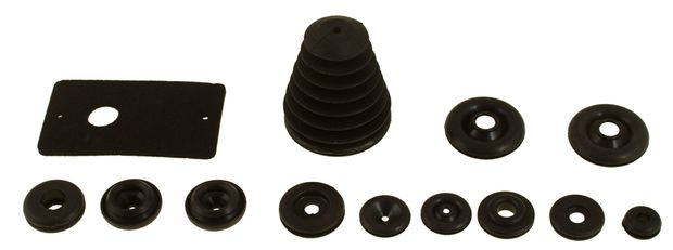 Grommet kit Cowl P1800 61-mid 64 in the group Volvo / P1800 / Engine throttle linkage / Choke throttle linkage / Choke control linkage B20B/D at VP Autoparts AB (395300)