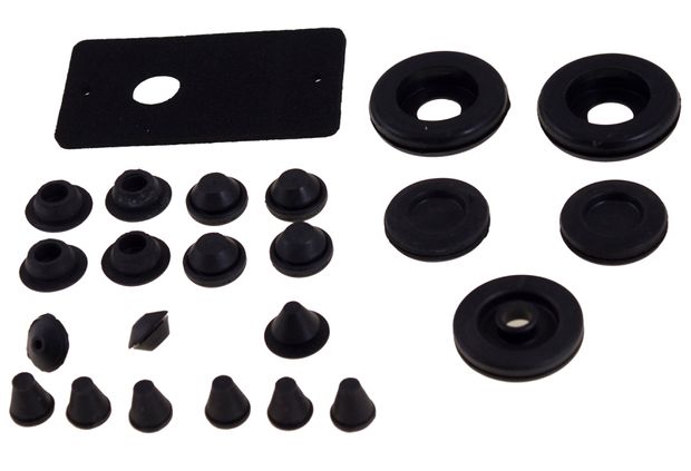 Grommet kit Cowl 140 67-69 in the group Volvo / 140/164 / Miscellaneous / Grommets / Rubber plugs 140 1967-72 at VP Autoparts AB (395400)